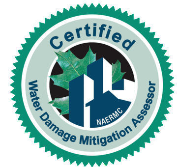 NAERMC Certified Water Damage Mitigation Assessor seal