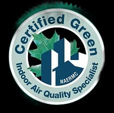 NAERMC Certified Green Indoor Air Quality Specialist seal